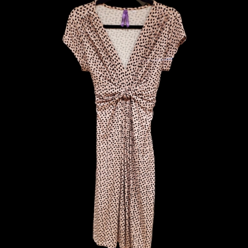 Seraphine dot twist front maternity dress size 12